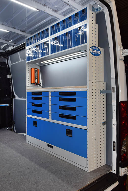 Daily with work surface and metal or transparent drawers Syncro Ultra Canada