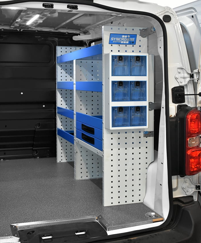 2019 Vivaro with Syncro Canada open shelving