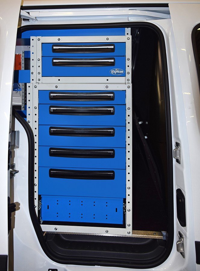 Drawers accessible from the outside on NV250 Syncro Ultra Canada system