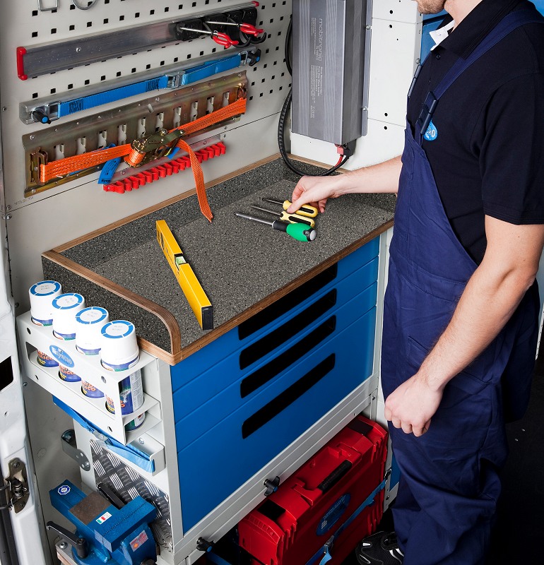 Syncro Canada marble wood workbench