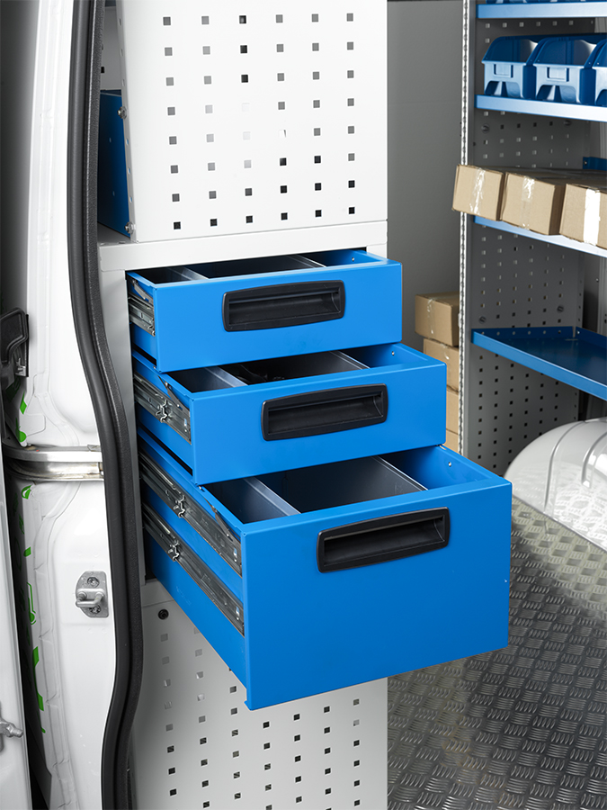 side-opening drawer unit with access from the Syncro Canada side door