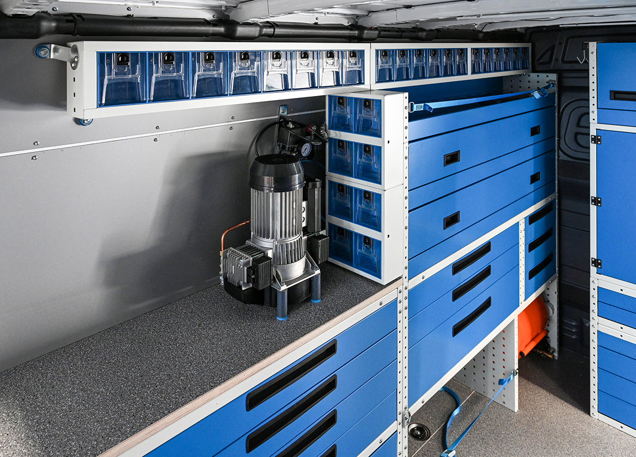 Workbench for Syncro Canada van