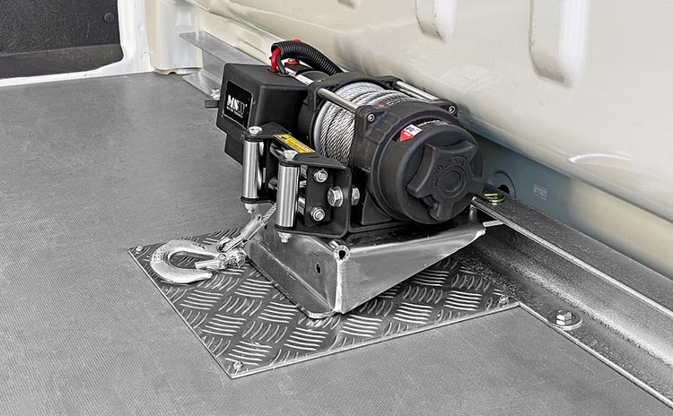 Winch for Syncro Canada vans