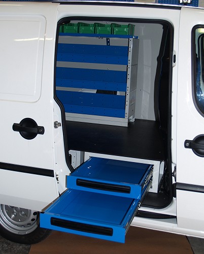 side access to underfloor drawers Syncro Canada