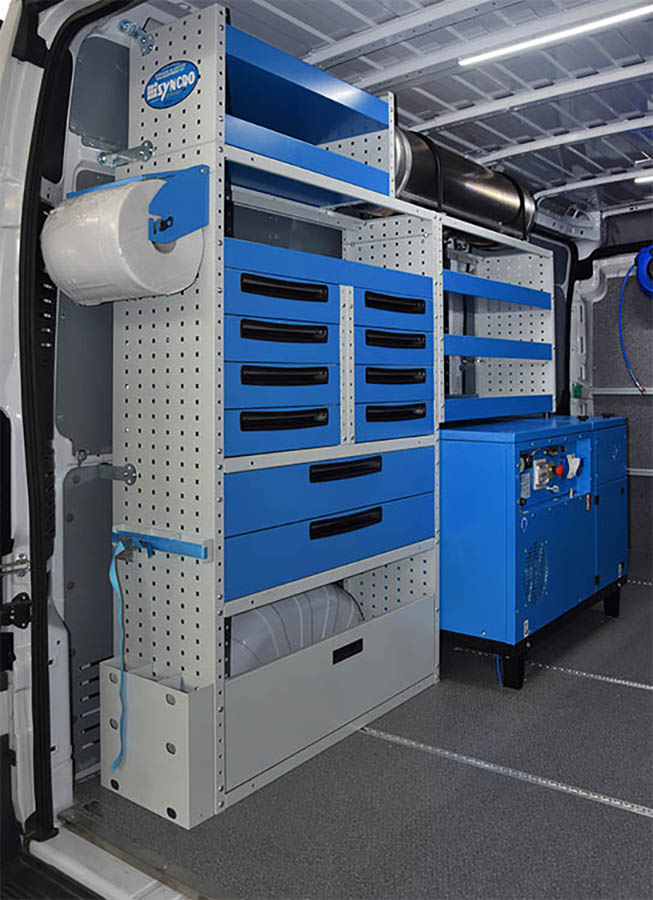 Combined generator and compressor machine from Syncro Canada