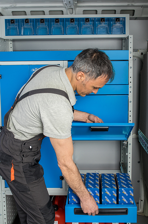 drawer with double-height door Syncro Canada