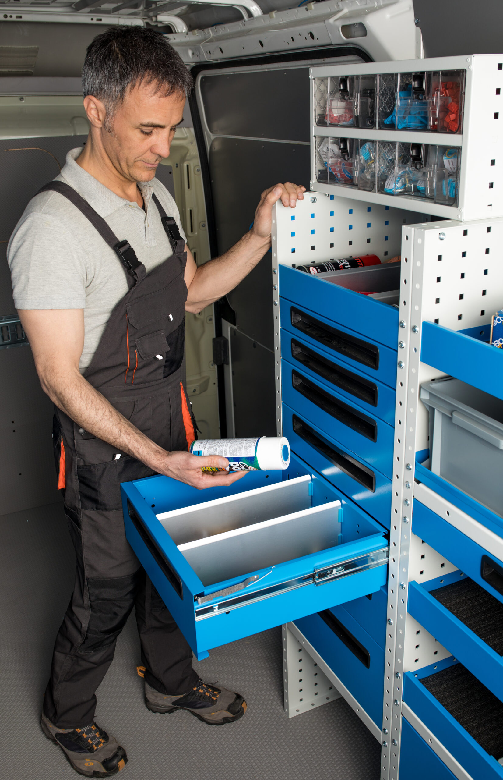 Syncro Canada open metal drawer