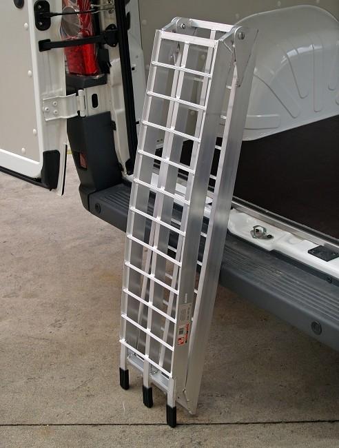 ramps for loading motorcycles onto Syncro Canada vans